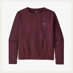 Patagonia quilted crew sweatshirt XS